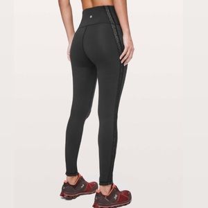 Lululemon Power Lines Pant *28" Black / Meisai Ice Grey Black